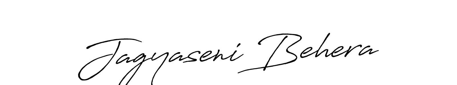 Design your own signature with our free online signature maker. With this signature software, you can create a handwritten (Antro_Vectra_Bolder) signature for name Jagyaseni Behera. Jagyaseni Behera signature style 7 images and pictures png