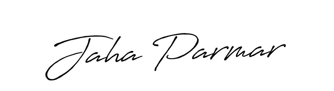 Similarly Antro_Vectra_Bolder is the best handwritten signature design. Signature creator online .You can use it as an online autograph creator for name Jaha Parmar. Jaha Parmar signature style 7 images and pictures png