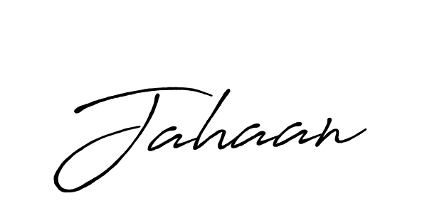 Design your own signature with our free online signature maker. With this signature software, you can create a handwritten (Antro_Vectra_Bolder) signature for name Jahaan. Jahaan signature style 7 images and pictures png