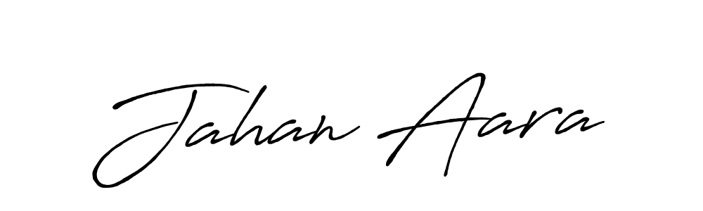 Design your own signature with our free online signature maker. With this signature software, you can create a handwritten (Antro_Vectra_Bolder) signature for name Jahan Aara. Jahan Aara signature style 7 images and pictures png