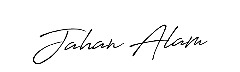Also we have Jahan Alam name is the best signature style. Create professional handwritten signature collection using Antro_Vectra_Bolder autograph style. Jahan Alam signature style 7 images and pictures png