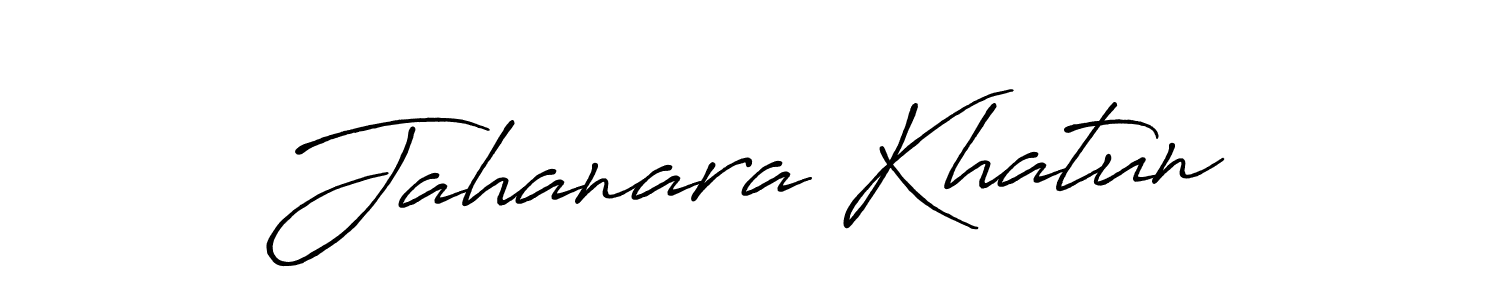 Antro_Vectra_Bolder is a professional signature style that is perfect for those who want to add a touch of class to their signature. It is also a great choice for those who want to make their signature more unique. Get Jahanara Khatun name to fancy signature for free. Jahanara Khatun signature style 7 images and pictures png