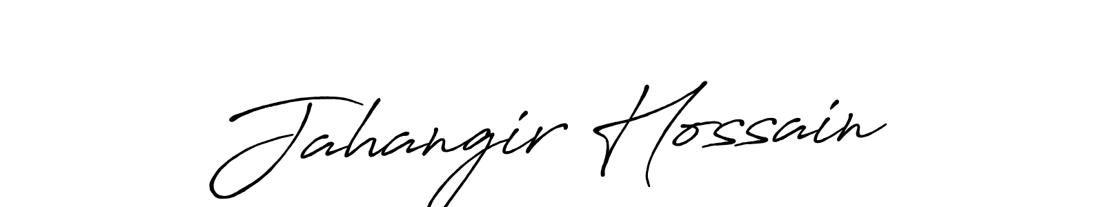 How to make Jahangir Hossain name signature. Use Antro_Vectra_Bolder style for creating short signs online. This is the latest handwritten sign. Jahangir Hossain signature style 7 images and pictures png