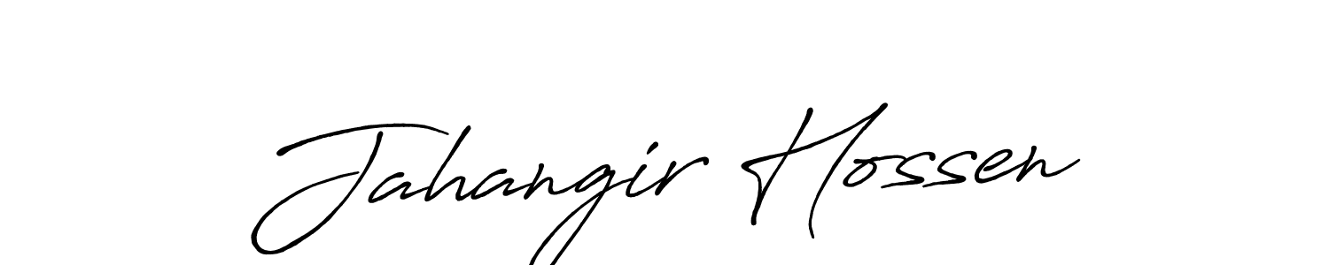 Use a signature maker to create a handwritten signature online. With this signature software, you can design (Antro_Vectra_Bolder) your own signature for name Jahangir Hossen. Jahangir Hossen signature style 7 images and pictures png