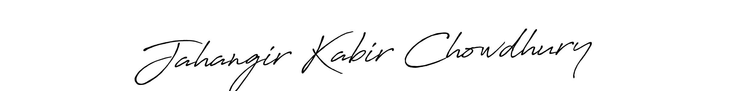 Use a signature maker to create a handwritten signature online. With this signature software, you can design (Antro_Vectra_Bolder) your own signature for name Jahangir Kabir Chowdhury. Jahangir Kabir Chowdhury signature style 7 images and pictures png