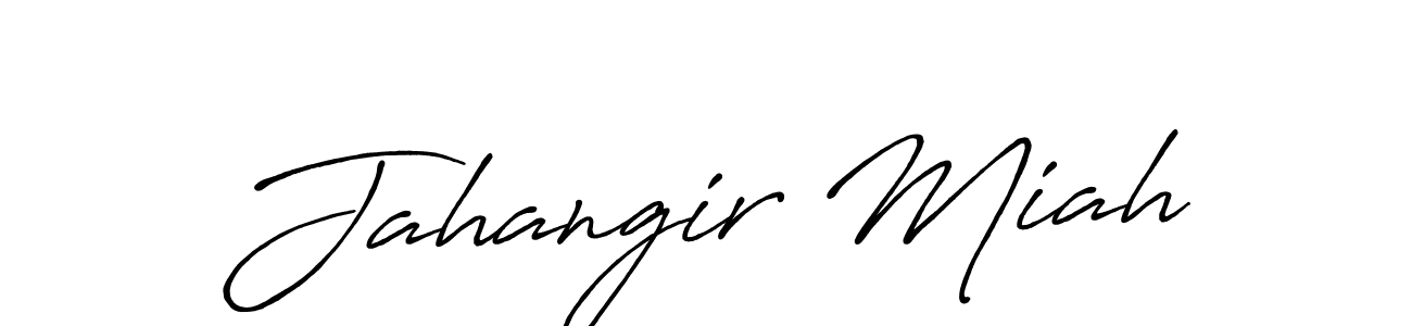Use a signature maker to create a handwritten signature online. With this signature software, you can design (Antro_Vectra_Bolder) your own signature for name Jahangir Miah. Jahangir Miah signature style 7 images and pictures png