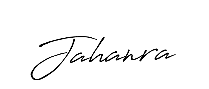 Use a signature maker to create a handwritten signature online. With this signature software, you can design (Antro_Vectra_Bolder) your own signature for name Jahanra. Jahanra signature style 7 images and pictures png