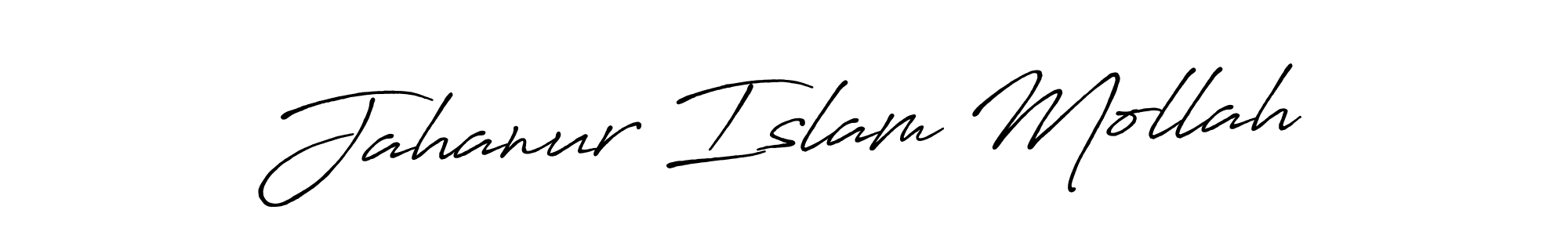 Use a signature maker to create a handwritten signature online. With this signature software, you can design (Antro_Vectra_Bolder) your own signature for name Jahanur Islam Mollah. Jahanur Islam Mollah signature style 7 images and pictures png