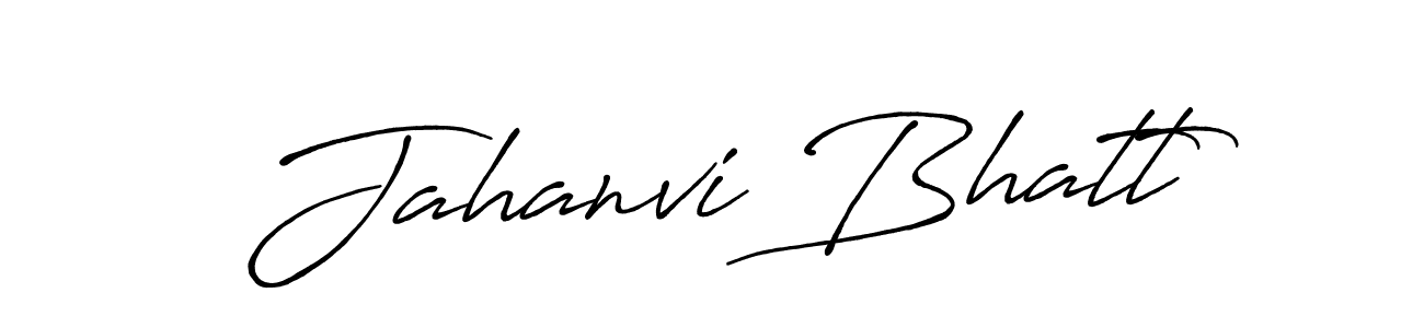 Use a signature maker to create a handwritten signature online. With this signature software, you can design (Antro_Vectra_Bolder) your own signature for name Jahanvi Bhatt. Jahanvi Bhatt signature style 7 images and pictures png