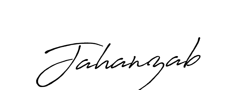 How to make Jahanzab name signature. Use Antro_Vectra_Bolder style for creating short signs online. This is the latest handwritten sign. Jahanzab signature style 7 images and pictures png