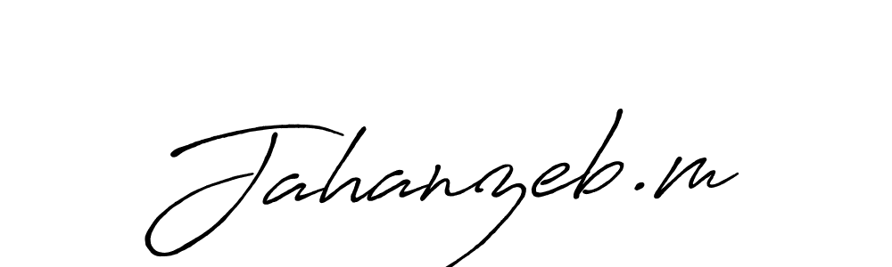 How to make Jahanzeb.m signature? Antro_Vectra_Bolder is a professional autograph style. Create handwritten signature for Jahanzeb.m name. Jahanzeb.m signature style 7 images and pictures png