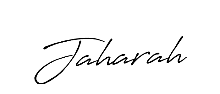 How to make Jaharah signature? Antro_Vectra_Bolder is a professional autograph style. Create handwritten signature for Jaharah name. Jaharah signature style 7 images and pictures png