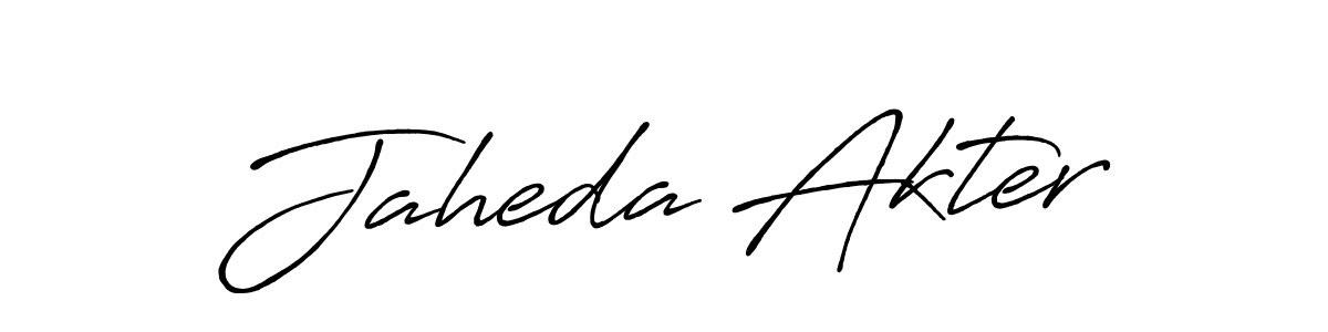 It looks lik you need a new signature style for name Jaheda Akter. Design unique handwritten (Antro_Vectra_Bolder) signature with our free signature maker in just a few clicks. Jaheda Akter signature style 7 images and pictures png