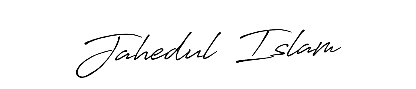 The best way (Antro_Vectra_Bolder) to make a short signature is to pick only two or three words in your name. The name Jahedul  Islam include a total of six letters. For converting this name. Jahedul  Islam signature style 7 images and pictures png