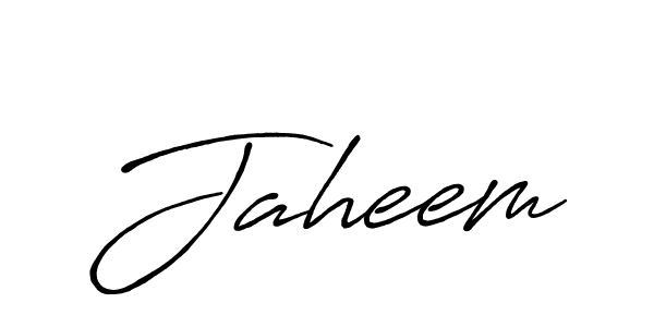 Use a signature maker to create a handwritten signature online. With this signature software, you can design (Antro_Vectra_Bolder) your own signature for name Jaheem. Jaheem signature style 7 images and pictures png