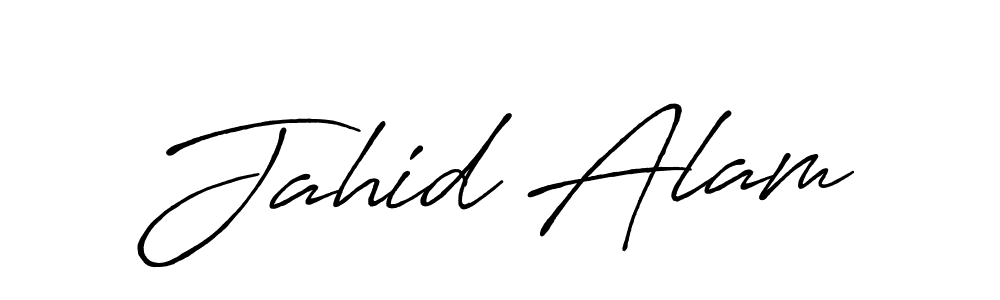 Also You can easily find your signature by using the search form. We will create Jahid Alam name handwritten signature images for you free of cost using Antro_Vectra_Bolder sign style. Jahid Alam signature style 7 images and pictures png