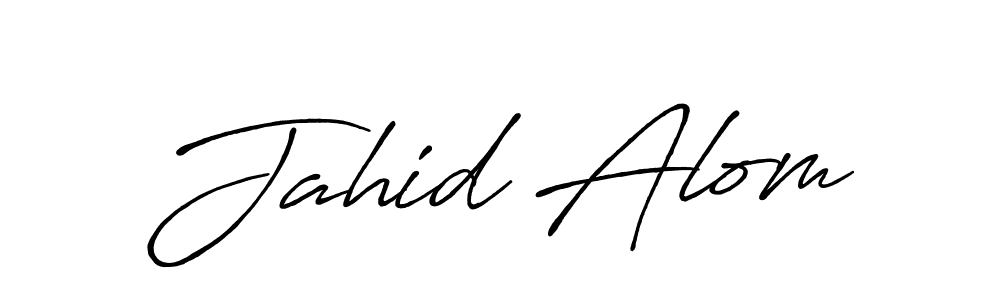 Once you've used our free online signature maker to create your best signature Antro_Vectra_Bolder style, it's time to enjoy all of the benefits that Jahid Alom name signing documents. Jahid Alom signature style 7 images and pictures png