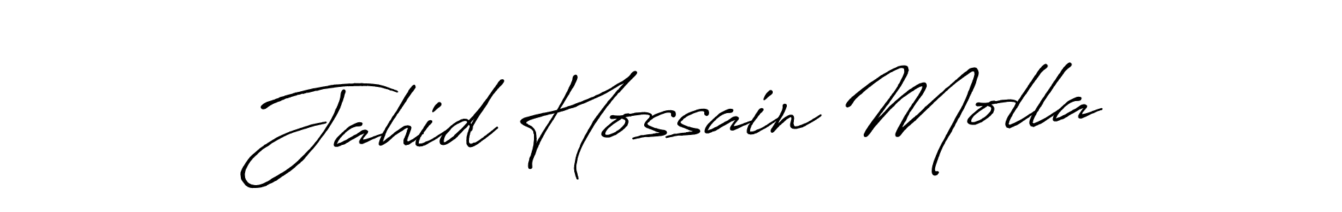 Also we have Jahid Hossain Molla name is the best signature style. Create professional handwritten signature collection using Antro_Vectra_Bolder autograph style. Jahid Hossain Molla signature style 7 images and pictures png