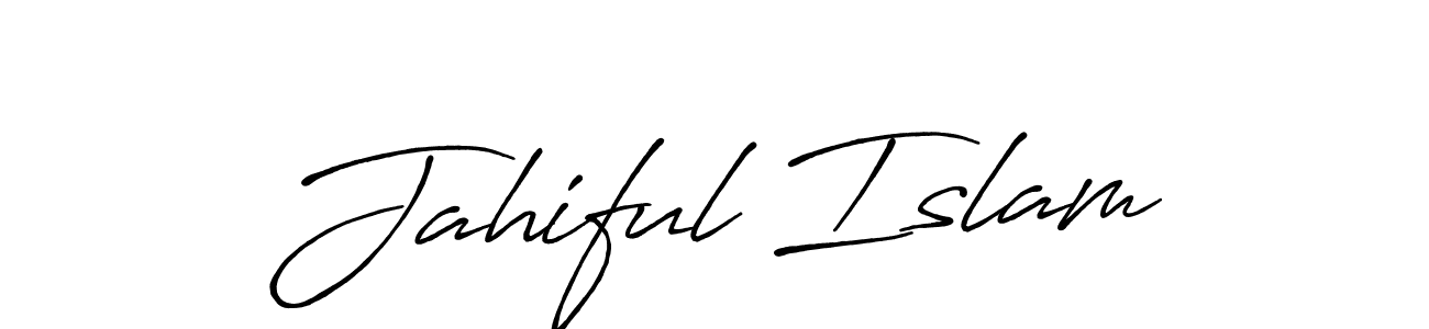 Also we have Jahiful Islam name is the best signature style. Create professional handwritten signature collection using Antro_Vectra_Bolder autograph style. Jahiful Islam signature style 7 images and pictures png