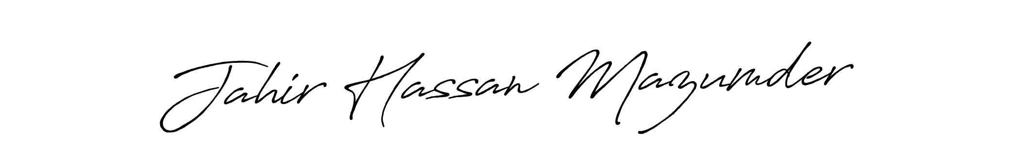 Use a signature maker to create a handwritten signature online. With this signature software, you can design (Antro_Vectra_Bolder) your own signature for name Jahir Hassan Mazumder. Jahir Hassan Mazumder signature style 7 images and pictures png