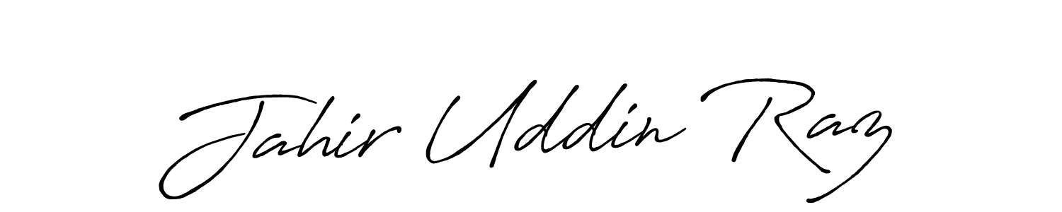 Make a beautiful signature design for name Jahir Uddin Raz. Use this online signature maker to create a handwritten signature for free. Jahir Uddin Raz signature style 7 images and pictures png