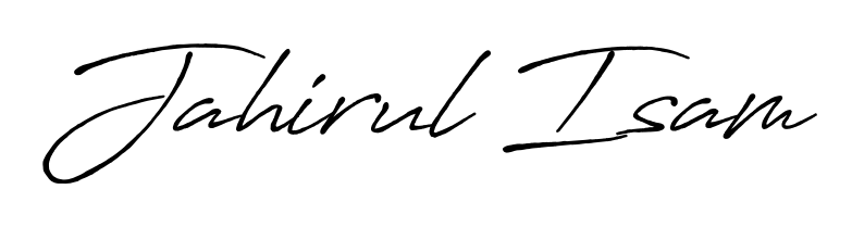 The best way (Antro_Vectra_Bolder) to make a short signature is to pick only two or three words in your name. For converting this name Jahirul Isam. Jahirul Isam signature style 7 images and pictures png