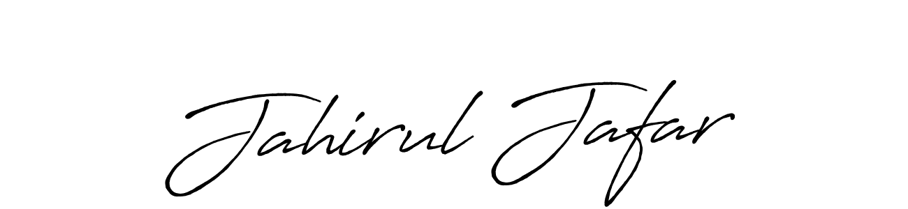 Use a signature maker to create a handwritten signature online. With this signature software, you can design (Antro_Vectra_Bolder) your own signature for name Jahirul Jafar. Jahirul Jafar signature style 7 images and pictures png