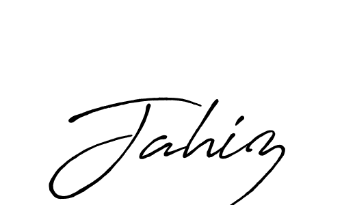Design your own signature with our free online signature maker. With this signature software, you can create a handwritten (Antro_Vectra_Bolder) signature for name Jahiz. Jahiz signature style 7 images and pictures png