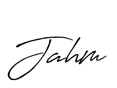Design your own signature with our free online signature maker. With this signature software, you can create a handwritten (Antro_Vectra_Bolder) signature for name Jahm. Jahm signature style 7 images and pictures png