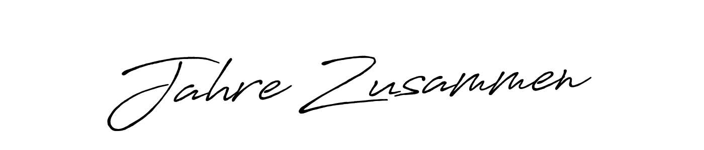 Antro_Vectra_Bolder is a professional signature style that is perfect for those who want to add a touch of class to their signature. It is also a great choice for those who want to make their signature more unique. Get Jahre Zusammen name to fancy signature for free. Jahre Zusammen signature style 7 images and pictures png