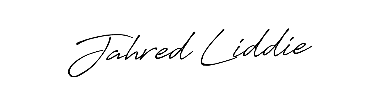 Also we have Jahred Liddie name is the best signature style. Create professional handwritten signature collection using Antro_Vectra_Bolder autograph style. Jahred Liddie signature style 7 images and pictures png