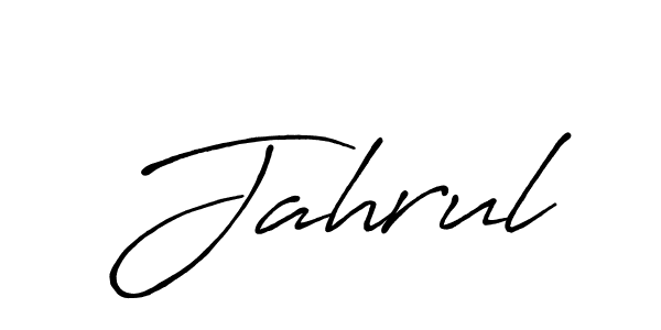 Jahrul stylish signature style. Best Handwritten Sign (Antro_Vectra_Bolder) for my name. Handwritten Signature Collection Ideas for my name Jahrul. Jahrul signature style 7 images and pictures png