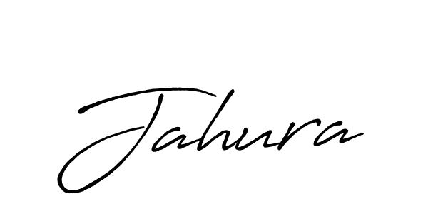 Design your own signature with our free online signature maker. With this signature software, you can create a handwritten (Antro_Vectra_Bolder) signature for name Jahura. Jahura signature style 7 images and pictures png