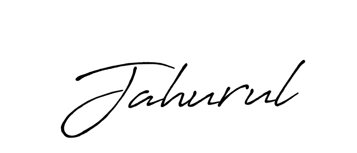 Design your own signature with our free online signature maker. With this signature software, you can create a handwritten (Antro_Vectra_Bolder) signature for name Jahurul. Jahurul signature style 7 images and pictures png
