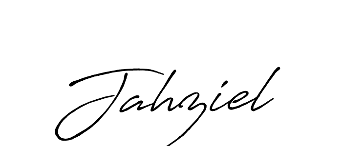 How to make Jahziel signature? Antro_Vectra_Bolder is a professional autograph style. Create handwritten signature for Jahziel name. Jahziel signature style 7 images and pictures png