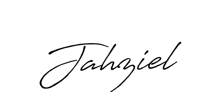 How to make Jahziel signature? Antro_Vectra_Bolder is a professional autograph style. Create handwritten signature for Jahziel name. Jahziel signature style 7 images and pictures png