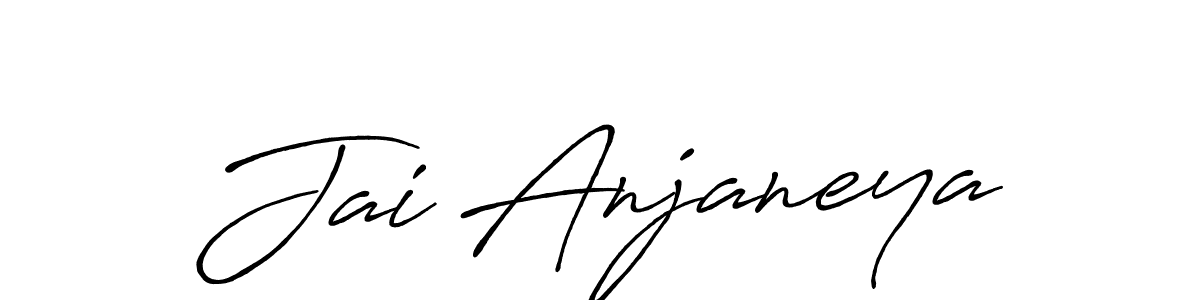 Best and Professional Signature Style for Jai Anjaneya. Antro_Vectra_Bolder Best Signature Style Collection. Jai Anjaneya signature style 7 images and pictures png
