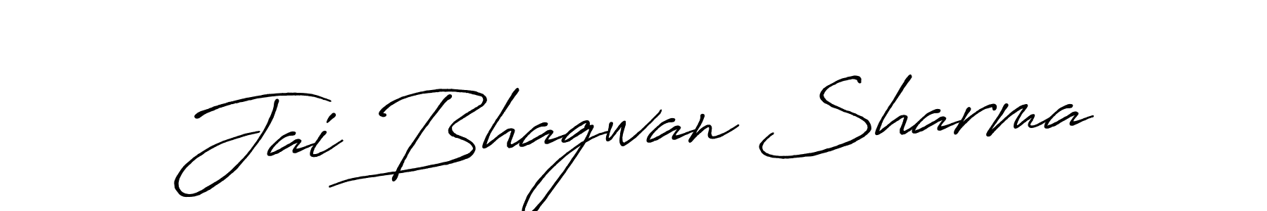 Design your own signature with our free online signature maker. With this signature software, you can create a handwritten (Antro_Vectra_Bolder) signature for name Jai Bhagwan Sharma. Jai Bhagwan Sharma signature style 7 images and pictures png