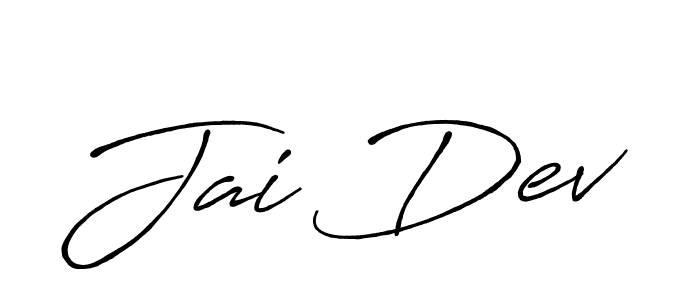 Also we have Jai Dev name is the best signature style. Create professional handwritten signature collection using Antro_Vectra_Bolder autograph style. Jai Dev signature style 7 images and pictures png