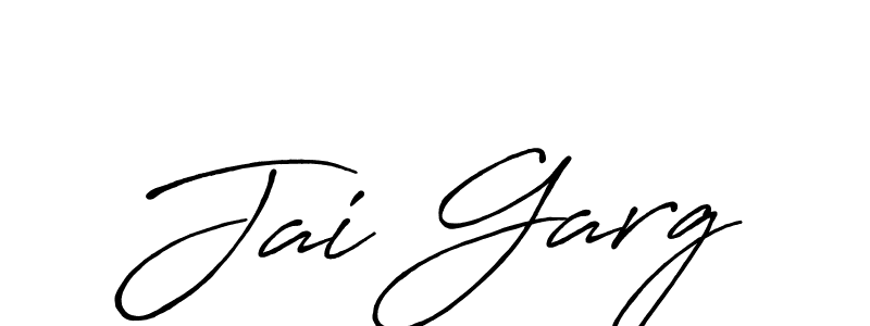 Also You can easily find your signature by using the search form. We will create Jai Garg name handwritten signature images for you free of cost using Antro_Vectra_Bolder sign style. Jai Garg signature style 7 images and pictures png