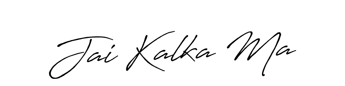 Once you've used our free online signature maker to create your best signature Antro_Vectra_Bolder style, it's time to enjoy all of the benefits that Jai Kalka Ma name signing documents. Jai Kalka Ma signature style 7 images and pictures png