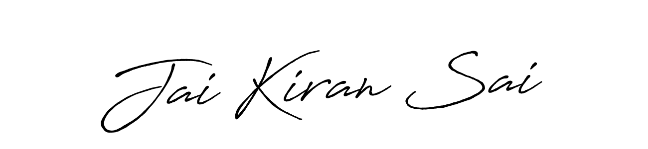 Design your own signature with our free online signature maker. With this signature software, you can create a handwritten (Antro_Vectra_Bolder) signature for name Jai Kiran Sai. Jai Kiran Sai signature style 7 images and pictures png