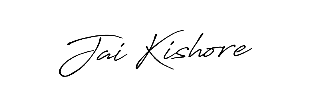 The best way (Antro_Vectra_Bolder) to make a short signature is to pick only two or three words in your name. The name Jai Kishore include a total of six letters. For converting this name. Jai Kishore signature style 7 images and pictures png