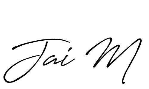 Once you've used our free online signature maker to create your best signature Antro_Vectra_Bolder style, it's time to enjoy all of the benefits that Jai M name signing documents. Jai M signature style 7 images and pictures png