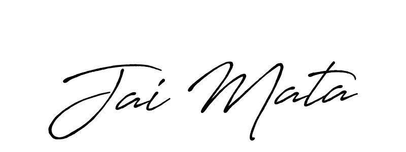 Here are the top 10 professional signature styles for the name Jai Mata. These are the best autograph styles you can use for your name. Jai Mata signature style 7 images and pictures png