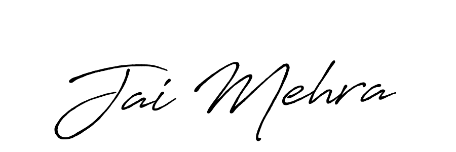 if you are searching for the best signature style for your name Jai Mehra. so please give up your signature search. here we have designed multiple signature styles  using Antro_Vectra_Bolder. Jai Mehra signature style 7 images and pictures png