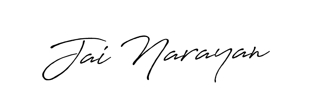 Also we have Jai Narayan name is the best signature style. Create professional handwritten signature collection using Antro_Vectra_Bolder autograph style. Jai Narayan signature style 7 images and pictures png