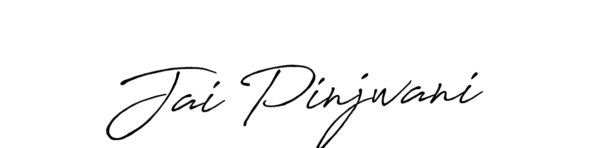 Antro_Vectra_Bolder is a professional signature style that is perfect for those who want to add a touch of class to their signature. It is also a great choice for those who want to make their signature more unique. Get Jai Pinjwani name to fancy signature for free. Jai Pinjwani signature style 7 images and pictures png