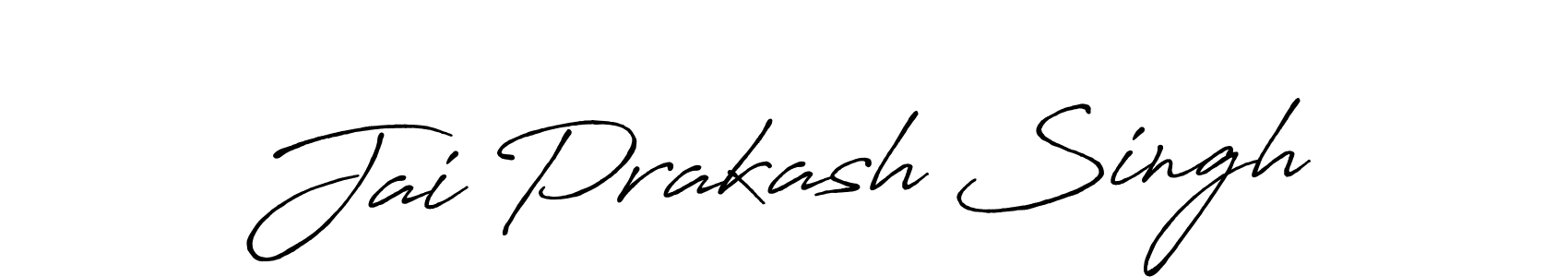 Create a beautiful signature design for name Jai Prakash Singh. With this signature (Antro_Vectra_Bolder) fonts, you can make a handwritten signature for free. Jai Prakash Singh signature style 7 images and pictures png