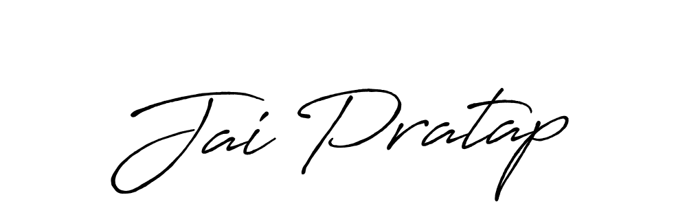 Make a beautiful signature design for name Jai Pratap. With this signature (Antro_Vectra_Bolder) style, you can create a handwritten signature for free. Jai Pratap signature style 7 images and pictures png